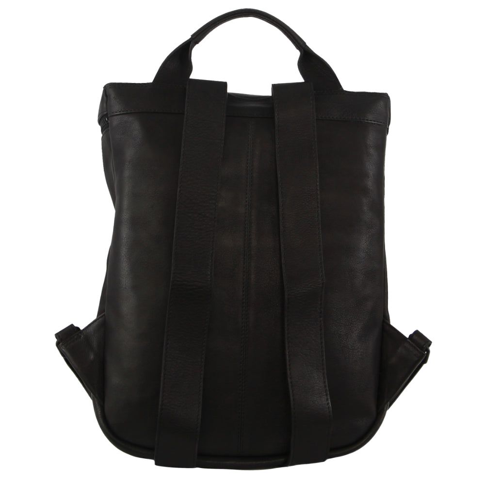 Mochilas Pierre Cardin Leather Backpack Mujer Negras | OAHT-67142