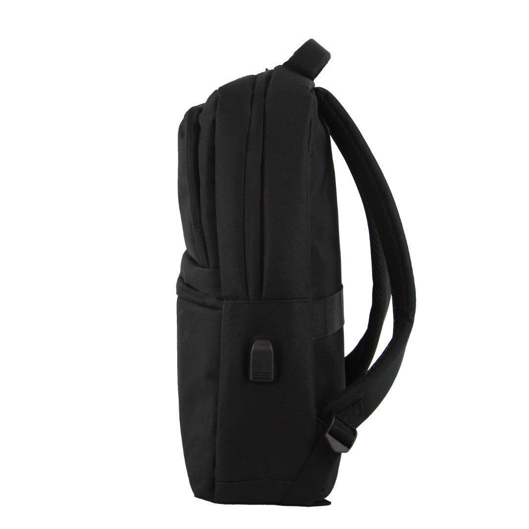 Mochilas Pierre Cardin Travel & Business Backpack with Built-in USB Port Hombre Negras | IGSB-79264