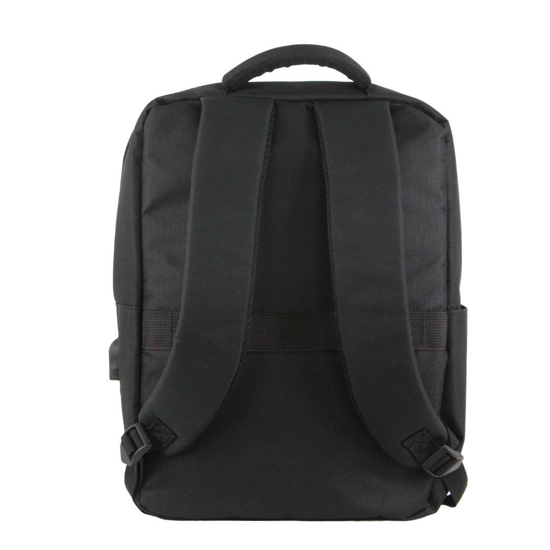 Mochilas Pierre Cardin Travel & Business Backpack with Built-in USB Port Hombre Negras | IGSB-79264