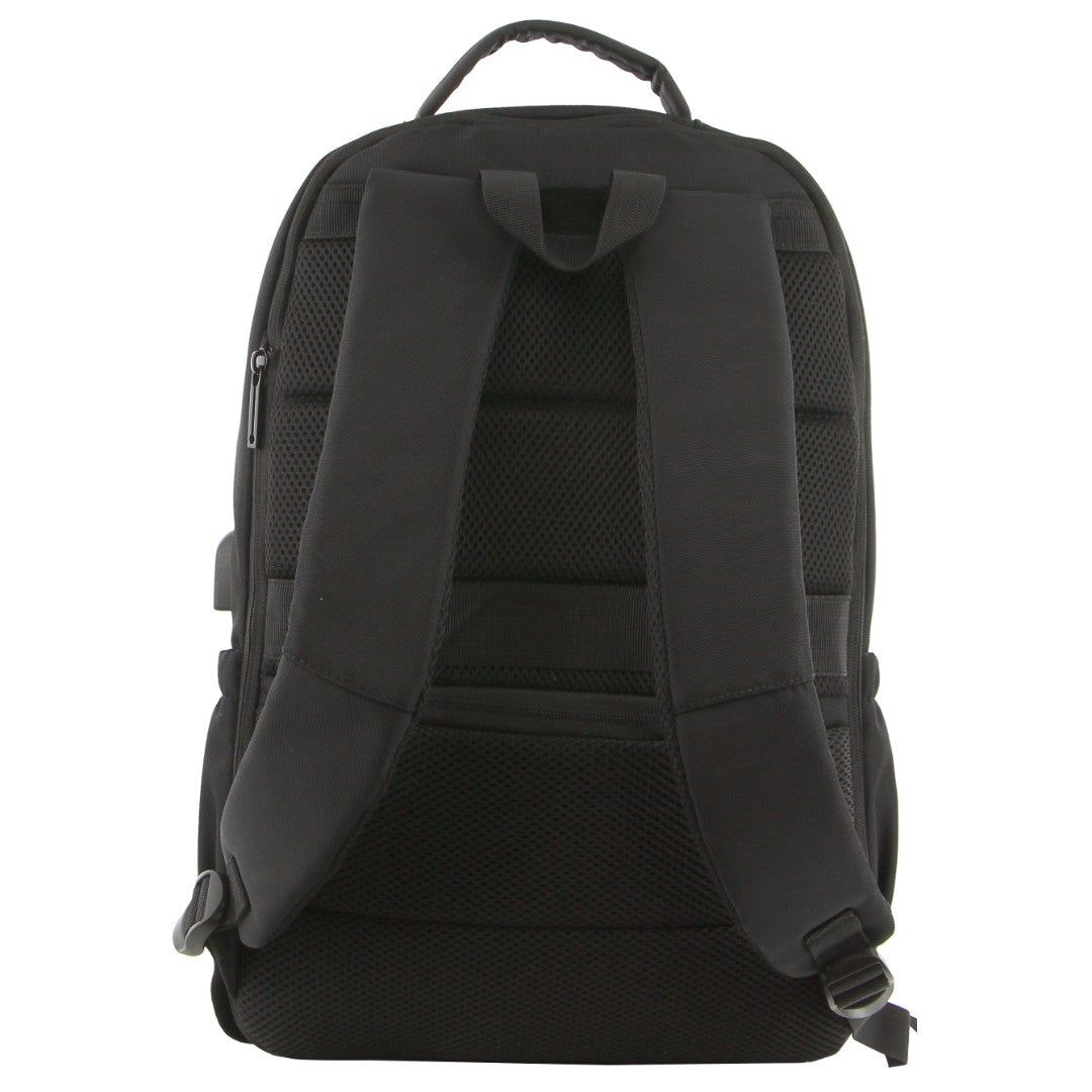 Mochilas Pierre Cardin Travel & Business Backpack with Built-in USB Port Hombre Negras | EFOH-83752