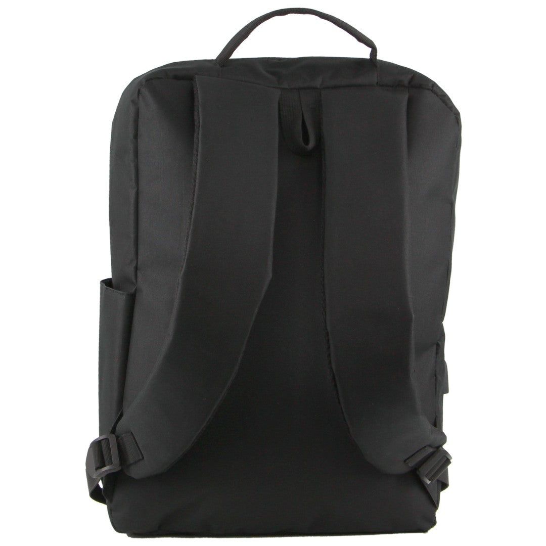 Mochilas Pierre Cardin Travel & Business Backpack with Built-in USB Port Hombre Negras | XDAV-85973