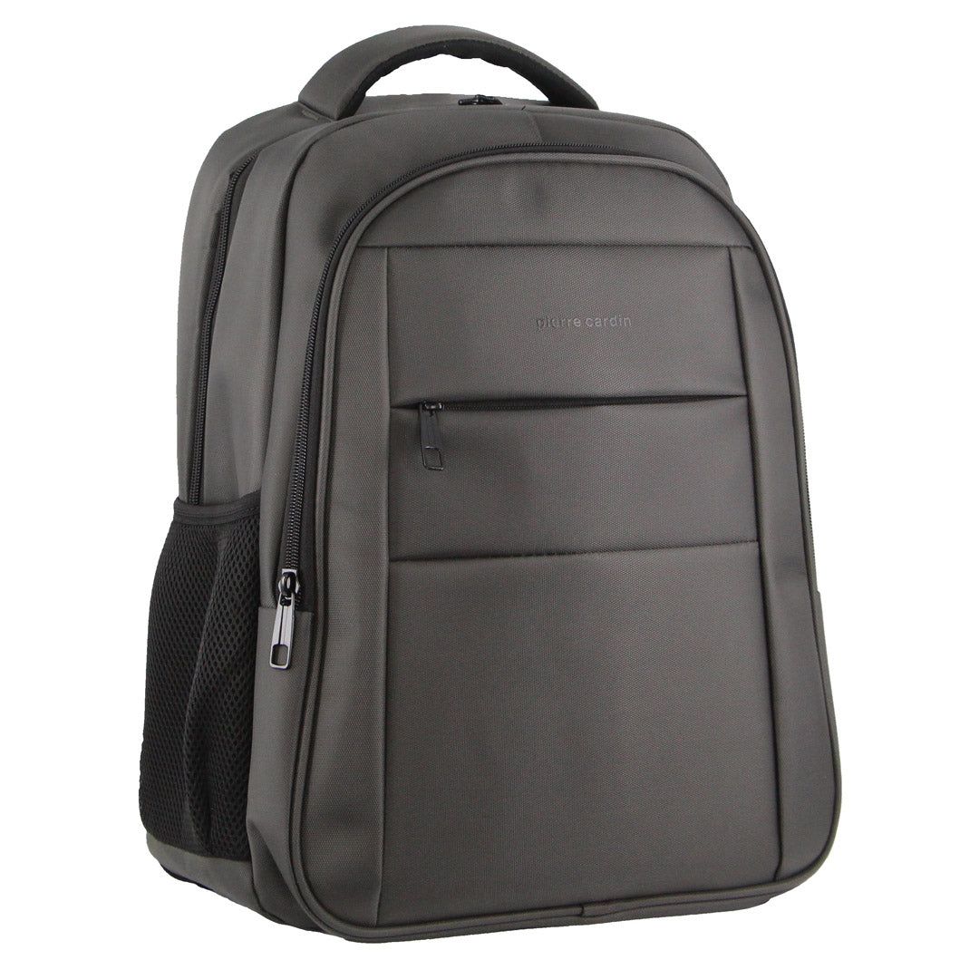 Mochilas Pierre Cardin Travel & Business Backpack with Built-in USB Port Hombre Gris | USWH-79415