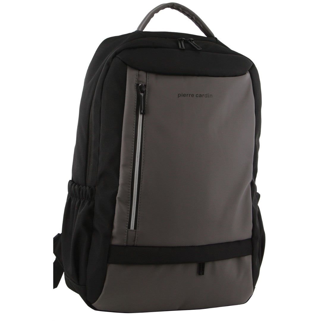 Mochilas Pierre Cardin Travel & Business Backpack with Built-in USB Port Hombre Gris Oscuro | TPLJ-06179