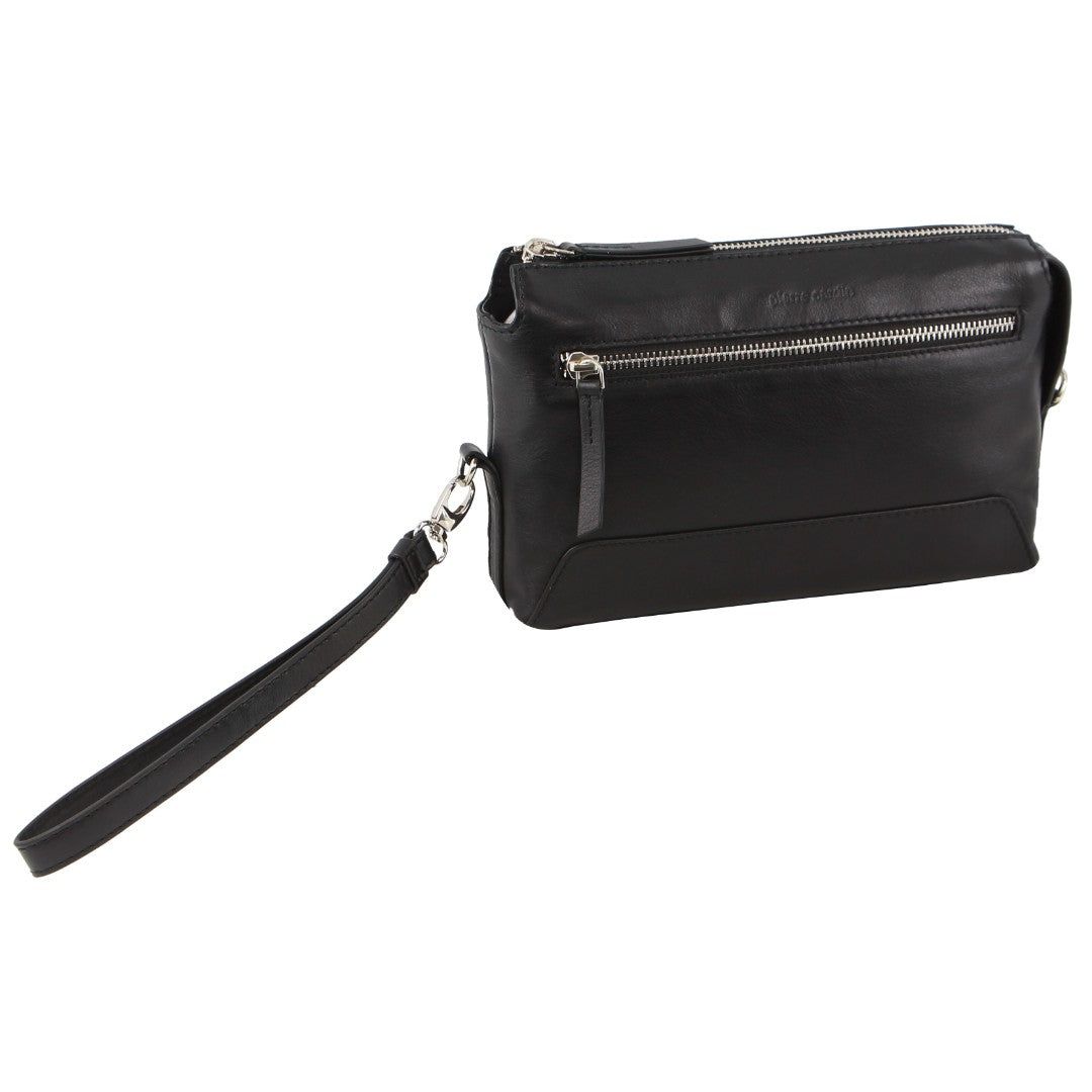 Organiser Bags & Folios Pierre Cardin Leather Organiser Bag Hombre Negras | AEJP-39542