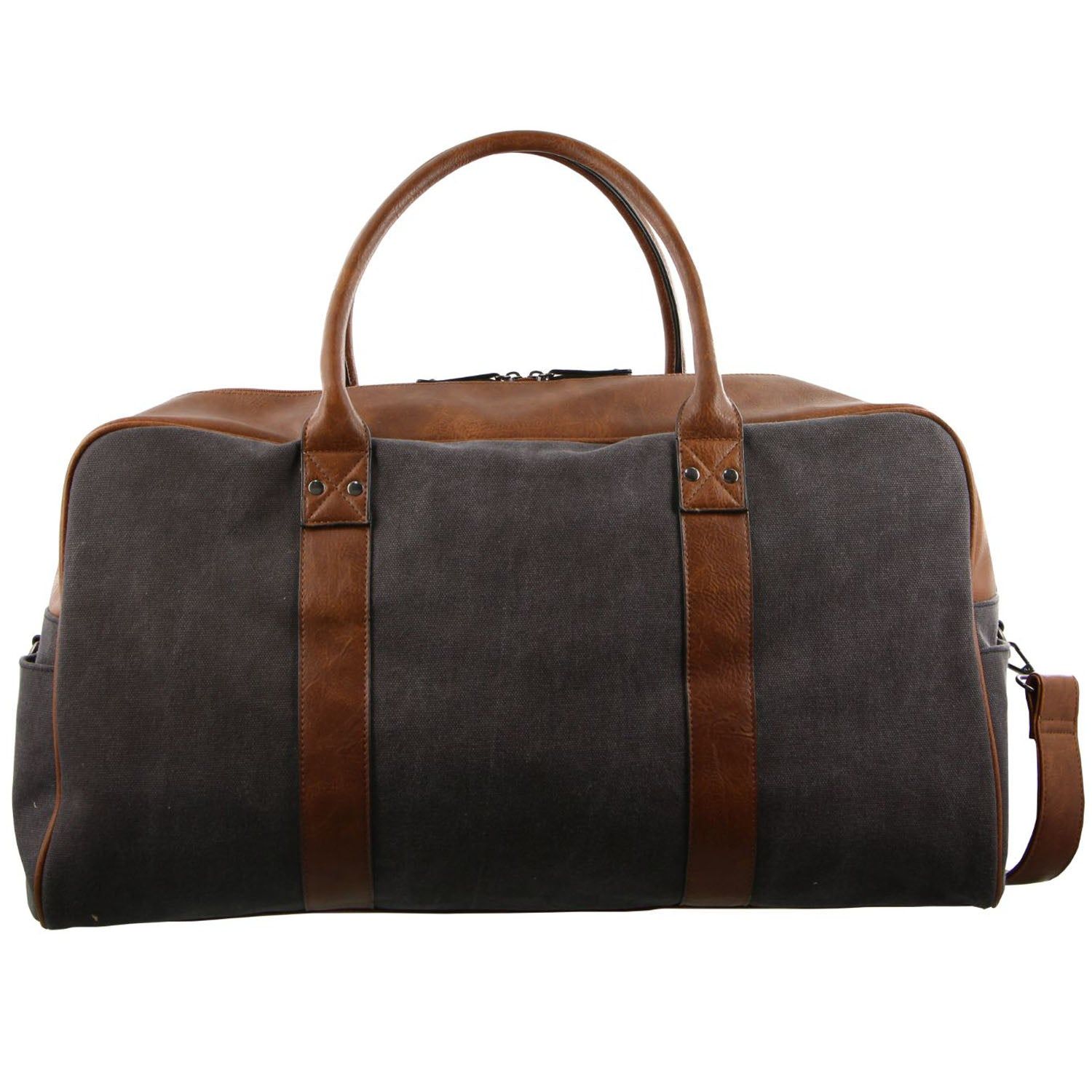 Overnight Bags Pierre Cardin Canvas Overnight Bag Travel Marrones | NDMR-50248