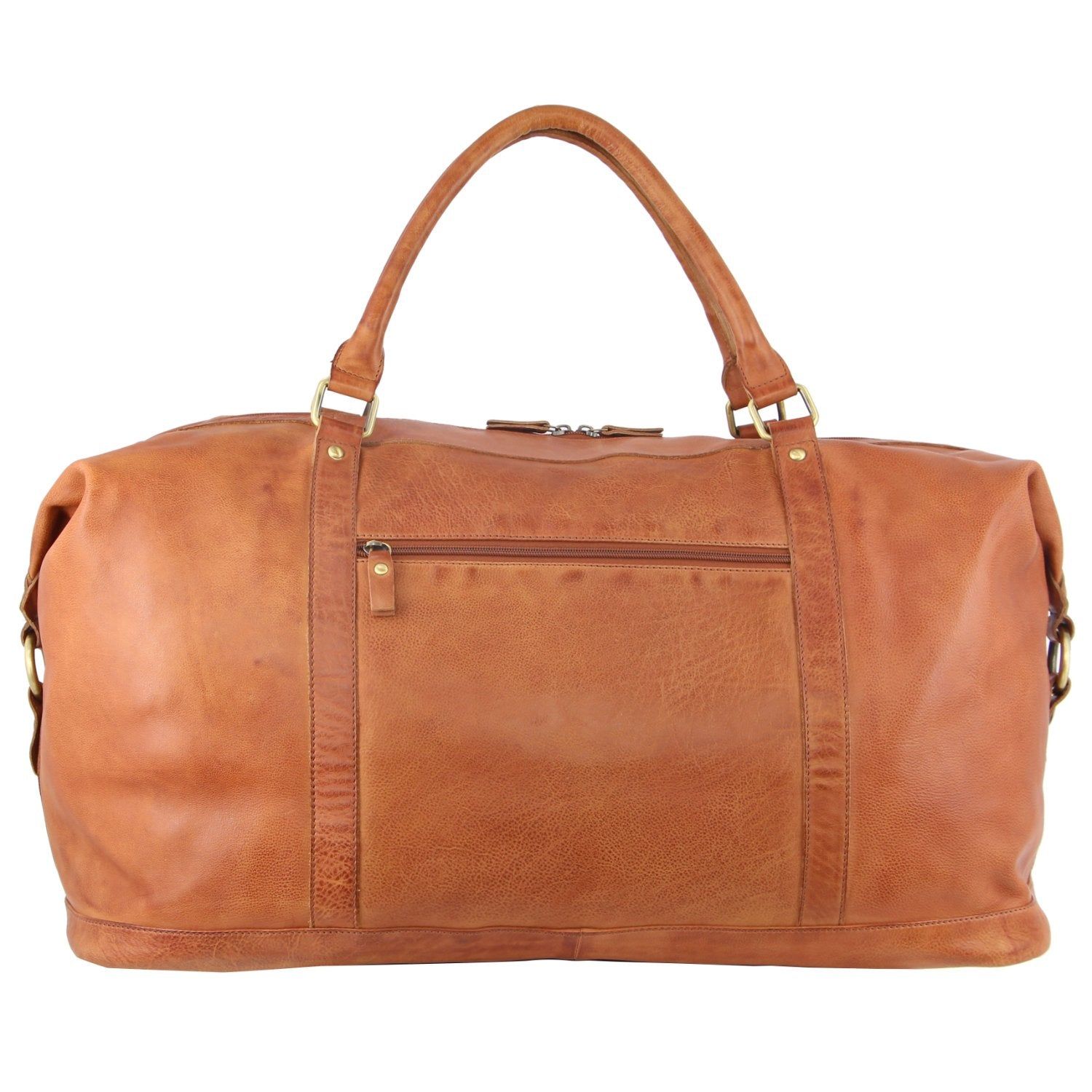 Overnight Bags Pierre Cardin Rustic Leather Business Overnight Bag Hombre Marrones | EXAN-67052