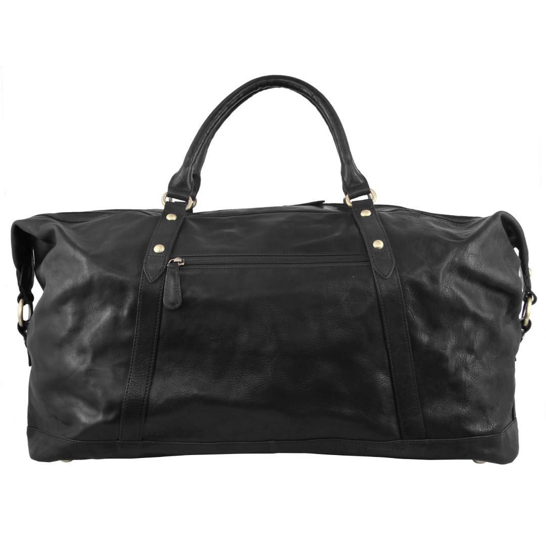 Overnight Bags Pierre Cardin Rustic Leather Business Overnight Bag Travel Negras | TYNV-94512