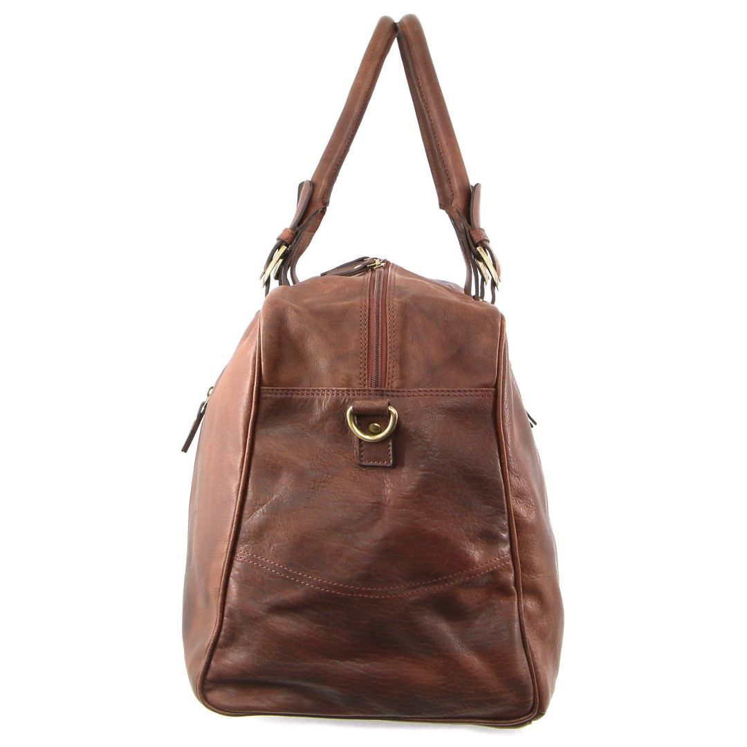 Overnight Bags Pierre Cardin Rustic Leather Business Overnight Bag Hombre Chocolate | QHIB-68140