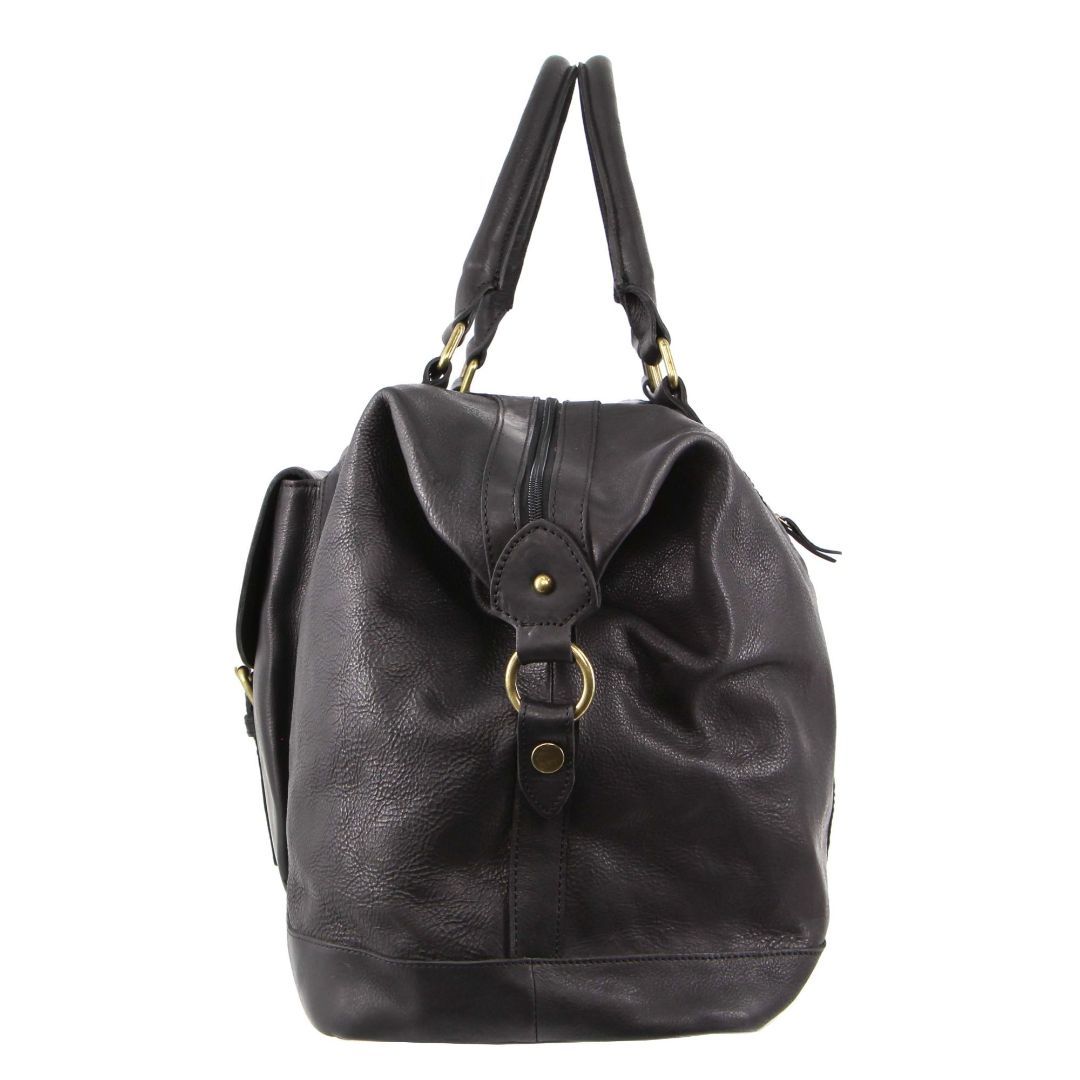 Overnight Bags Pierre Cardin Rustic Leather Business Overnight Bag Travel Negras | PCHT-76013