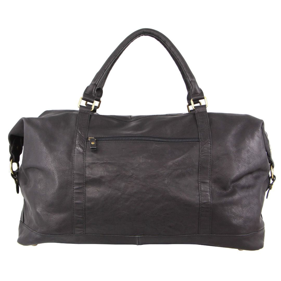 Overnight Bags Pierre Cardin Rustic Leather Business Overnight Bag Travel Negras | PCHT-76013