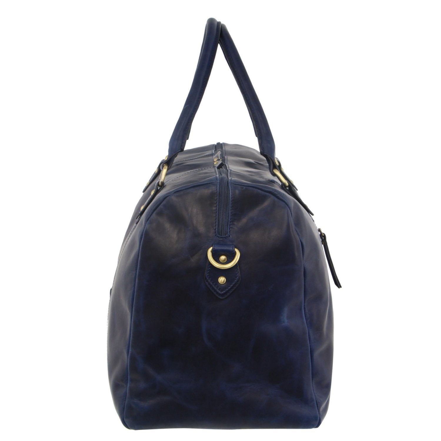 Overnight Bags Pierre Cardin Smooth Leather Overnight Bag Hombre Midnight | BOZW-41367