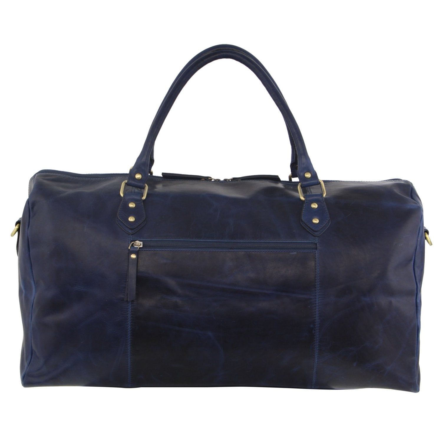 Overnight Bags Pierre Cardin Smooth Leather Overnight Bag Hombre Midnight | BOZW-41367