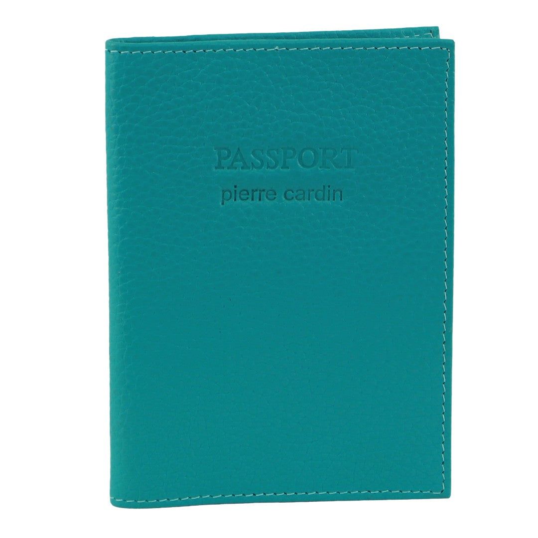 Passport Wallets Pierre Cardin Leather Passport Wallet Cover Mujer Rojas | SWEO-47869