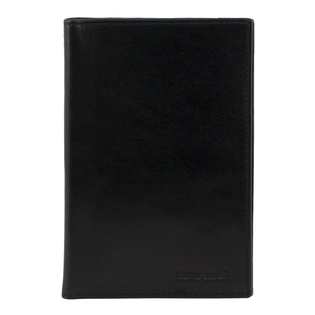 Passport Wallets Pierre Cardin Leather Travel Passport Wallet Hombre Negras | IACG-37914