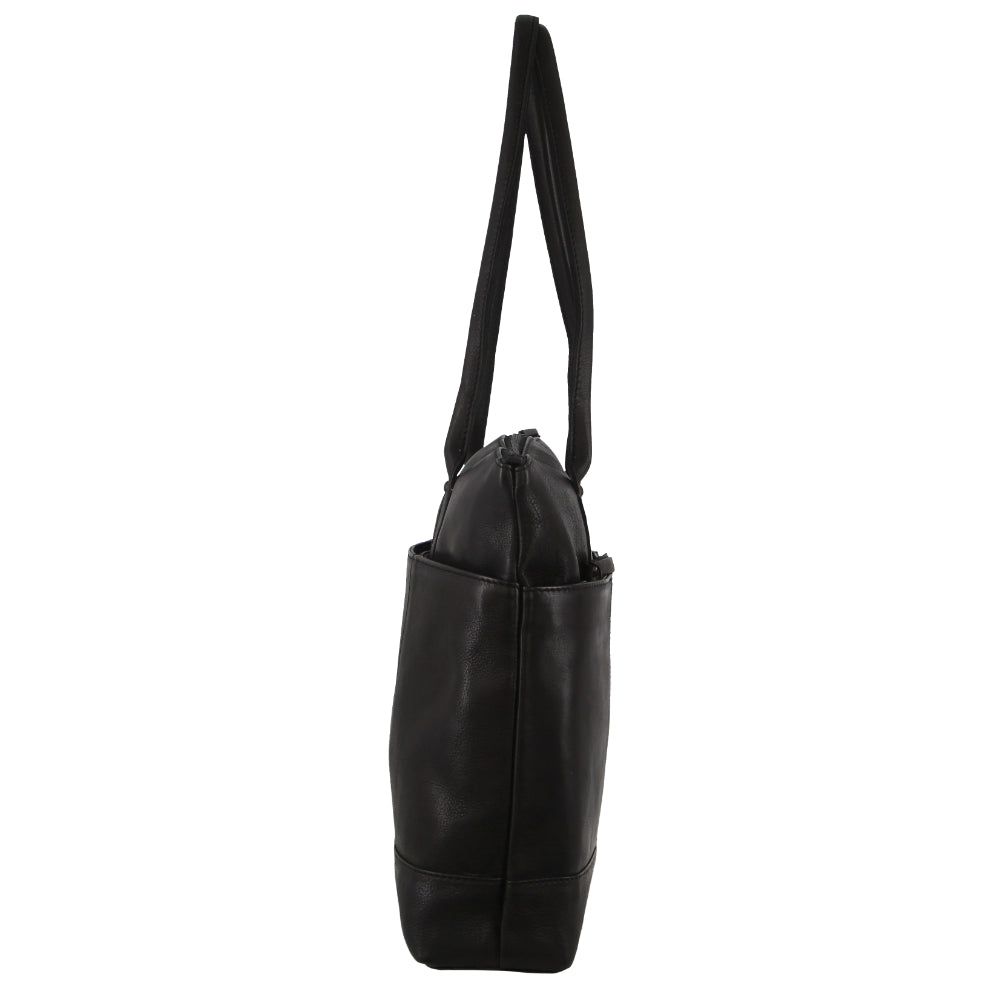 Portátil Pierre Cardin Leather Computer Bag Travel Negras | IZFN-39871