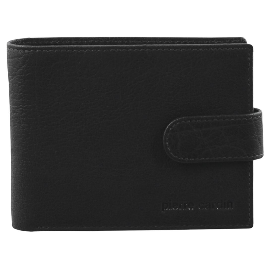 Tab Wallets Pierre Cardin Rustic Leather Wallet Hombre Marrones | BFVL-91760